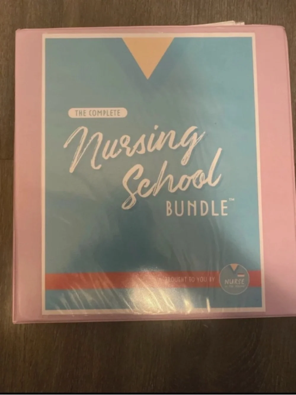 Nursing School Bundle in a 3 ring binder every page in clear cover
